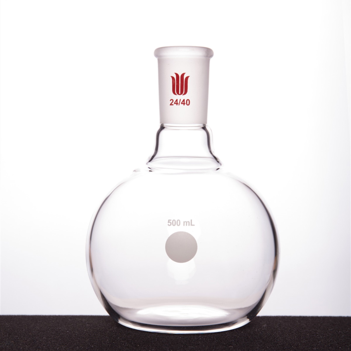 欣维尔f124500单颈平底烧瓶容量ml500磨口2440