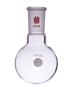 欣维尔 F304125 单颈圆底球瓶 容量(mL)125 磨口24/40