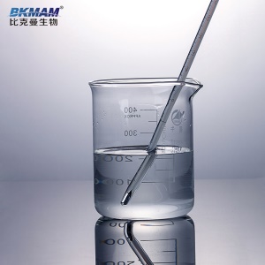 比克曼生物（BKMAM）高清玻璃棒式工业红水温度计 手工刀刻刻度工艺 红液温度表家用 物理化学实验室温湿度计