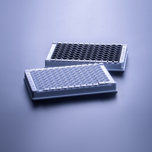 比克曼生物 96孔酶标板细菌细胞培养板测荧光平底发光板分析板 可拆高吸附