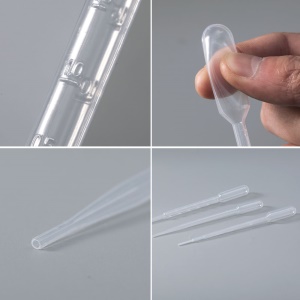 比克曼生物一次性塑料滴管包邮带刻度塑料巴氏小吸管 0.2/1/2/3m 5ml独立无菌包装胶头滴管塑料滴管