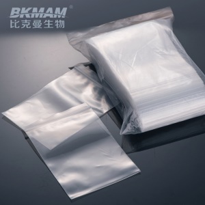 比克曼生物（BKMAM）实验室自封袋 加厚款带书写区域 非无菌采样袋密封袋 样品封装袋