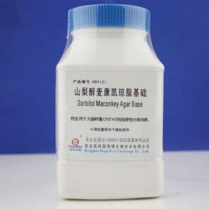 青岛海博 山梨醇麦康凯琼脂基础培养基（SMAC） 250g