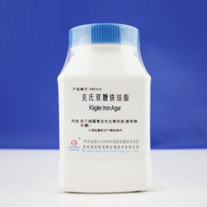 青岛海博 克氏双糖铁琼脂培养基 250g HB6234