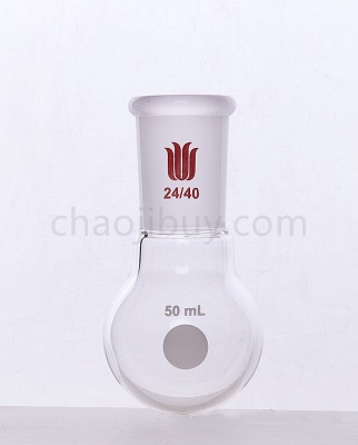 F302450 单颈圆底球瓶 容量(mL)50 磨口24/40