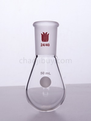 F312450 厚壁茄型瓶 容量(mL)50 磨口24/40