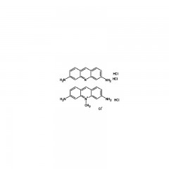 阿拉丁   盐酸吖啶黄 (氯代3,6-二氨基-10-甲基吖啶盐酸盐和3,6-二氨基吖啶盐酸盐混合物)    Acriflavine Hydrochloride (mixture of 3,6-Diamino-10-methylacridin