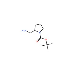 阿拉丁(alading)  (S)-(氨甲基)-1-BOC-吡咯烷 (S)-2-(Aminomethyl)-1-Boc-pyrrolidine  250mg  119020-01-8