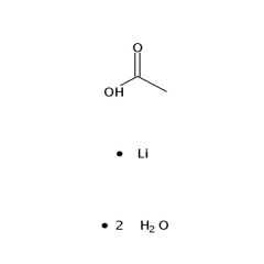 国药 乙酸锂，二水   AR(分析纯)  100g     6108-17-4