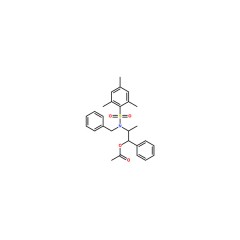 阿拉丁 乙酸(1S,2R)-2-[N-苄基-N-(三甲苯基磺酰)氨基]-1-苯基丙酯[交叉醇醛反应用试剂]  Acetic Acid (1S,2R)-2-[N-Benzyl-N-(mesitylenesulfonyl)amino]-1-ph