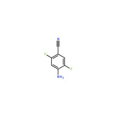 阿拉丁  4-氨基-2,5-二氟苯甲腈   4-Amino-2,5-difluorobenzonitrile   GC(色谱纯-气相)  1g   112279-61-5