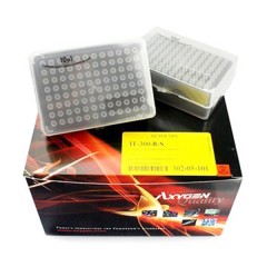 爱斯进   AXYGEN   0.5-10ul盒装灭菌透明滤芯吸头,96支/盒,10盒/大盒，5大盒/箱 货号 TF-300-R-S