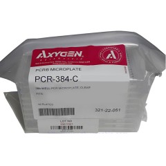 爱斯进   AXYGEN   40ul透明384孔PCR板,10块/包,5包/箱 货号 PCR-384-C