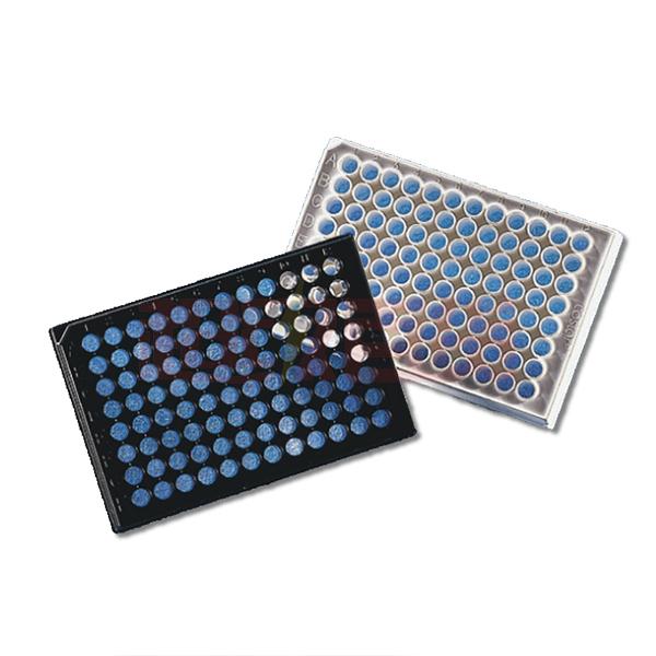 康宁corning96孔板白色平底未处理表面带盖未灭菌袋装25个包4包箱货号