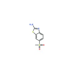 罗恩   2-氨基-6-甲砜基苯并噻唑,97%  CAS号：17557-67-4  R000076-1g