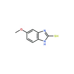 罗恩   5-甲氧基-2-巯基苯并咪唑,98% R000336-5g  CAS号：	37052-78-1