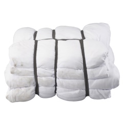 AS ONE CC-3042-01 经济型纯棉工业抹布(白色) 标准型 10kg/包