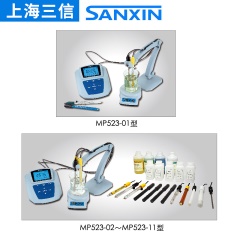 上海三信MP523系列台式离子浓度钠氟氯钾钙铜碘硝酸根离子浓度计