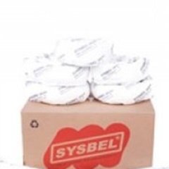 西斯贝尔OS0001W油类专用吸附棉条 7.6*120柔软可弯曲 SYSBEL化学品泄漏应急处理吸附材料 白色12根/箱 1箱装