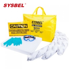 西斯贝尔SKIT001W便携式溢漏应急处理套装 适用于小规模泄漏事故 SYSBEL吸油型应急处理包 白色 1套