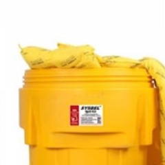 西斯贝尔SYK951 95加仑泄漏应急处理桶套装 适用于大规模泄漏事故 SYSBEL化学品应急处理桶 黄色 1套