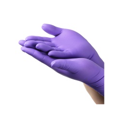 金佰利50601橡胶手套 防感染实验室食品处理厨房清洁紫色加长丁腈手套 金特劳保手套 S码