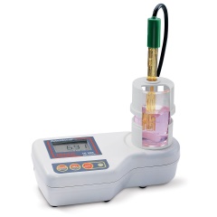 HANNA HI208 内置磁力搅拌器酸度pH-温度°C测定仪