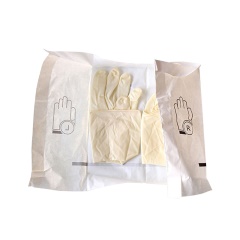 麦迪康1143E一次性医用外科手套有粉灭菌型 12寸灭菌手套 7.5号M码 独立包装50副/盒