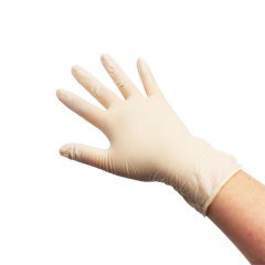 麦迪康1205C一次性手套 赛思劲轻柔型微粉乳胶检查手套