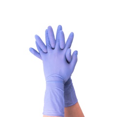 麦迪康1131C一次性橡胶手套 加长加厚型无粉丁腈检查手套